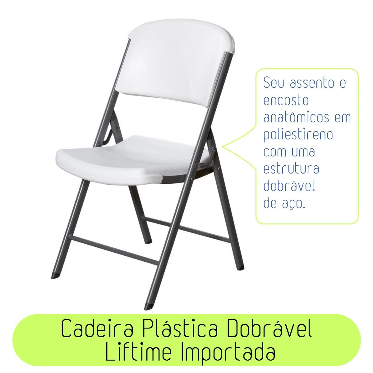 Imagem Assento Dobrável de Plástico
