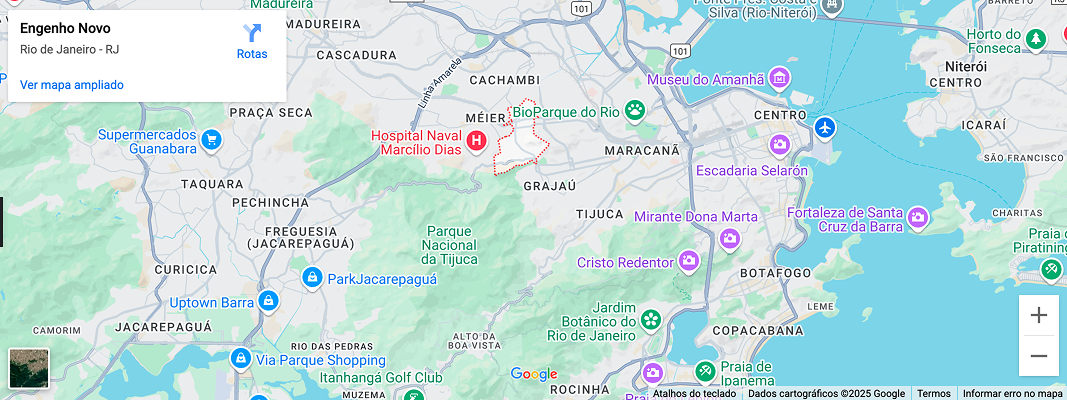 Mapa de Engenho Novo