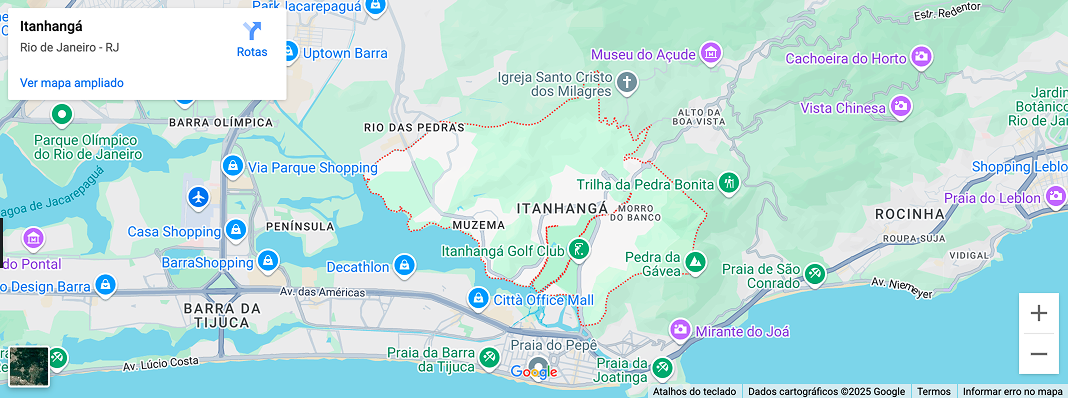 Mapa de Itanhangá